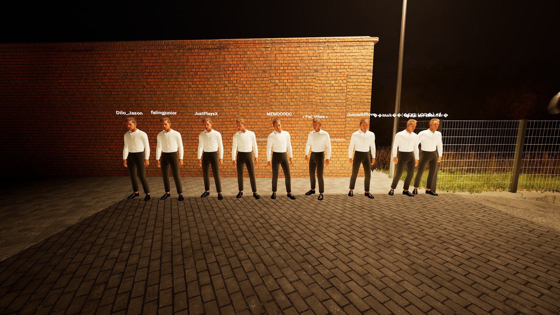 Fahrerinnen und Fahrer des Heinsberg Community Servers in Dienstkleidung